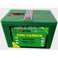 Vendas quentes Cerca elétrica de zinco carbono 8.4 V bateria para esgrima energizador